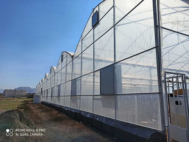Construction of Dr. Seifpour Greenhouse, Ray City, 3000 meters