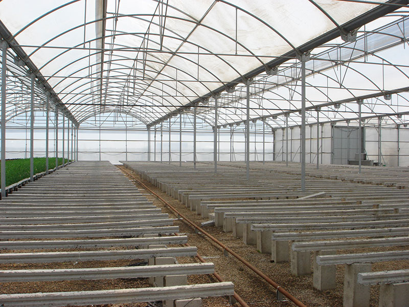 Types of greenhouse structures in terms of application